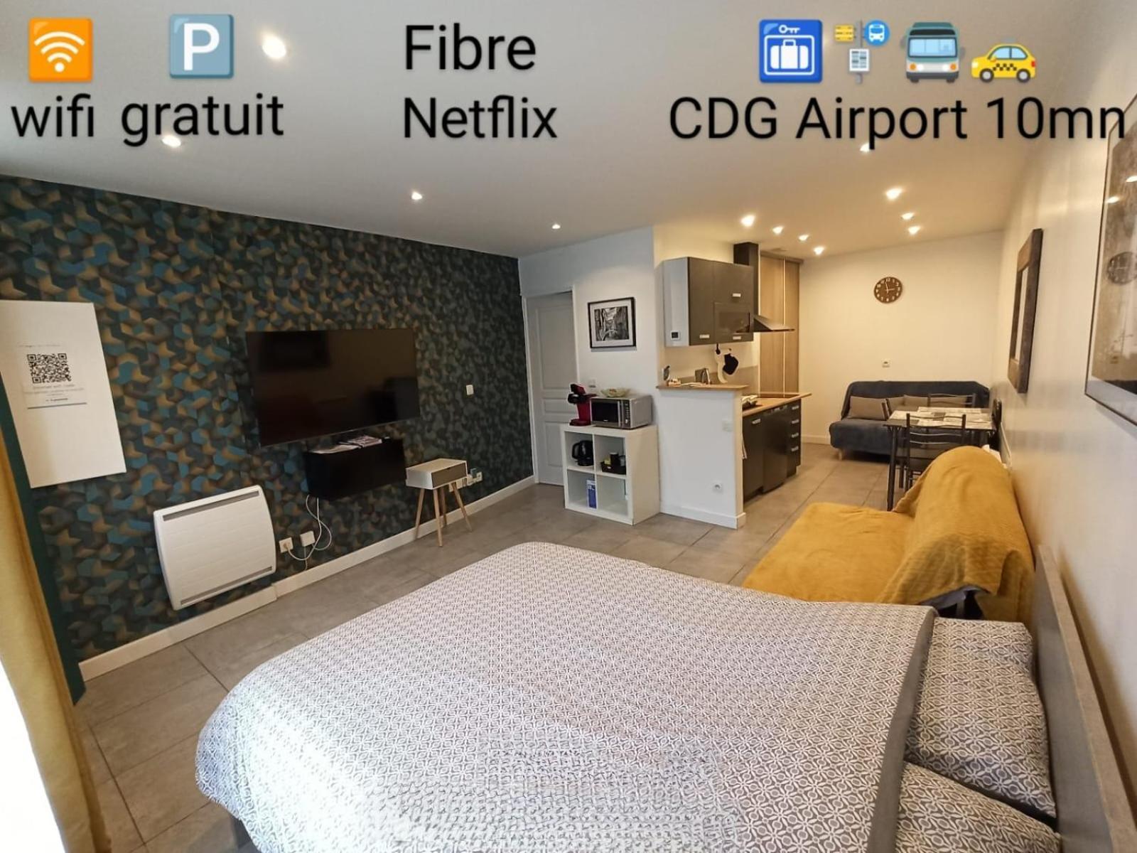 Vaudherland Studio Autonome Cosy A Paris Cdg מראה חיצוני תמונה